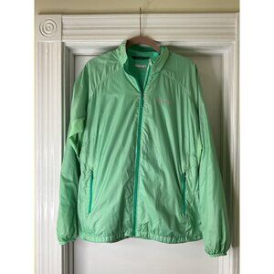 Marmot Women's Lightweight Full-Zip Windbreaker Jacket L/G Mint Green